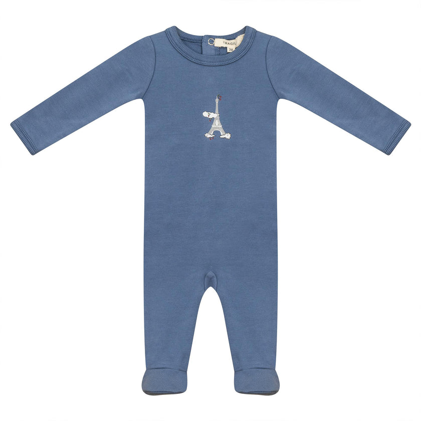 Eiffel Print Onesie True Blossom