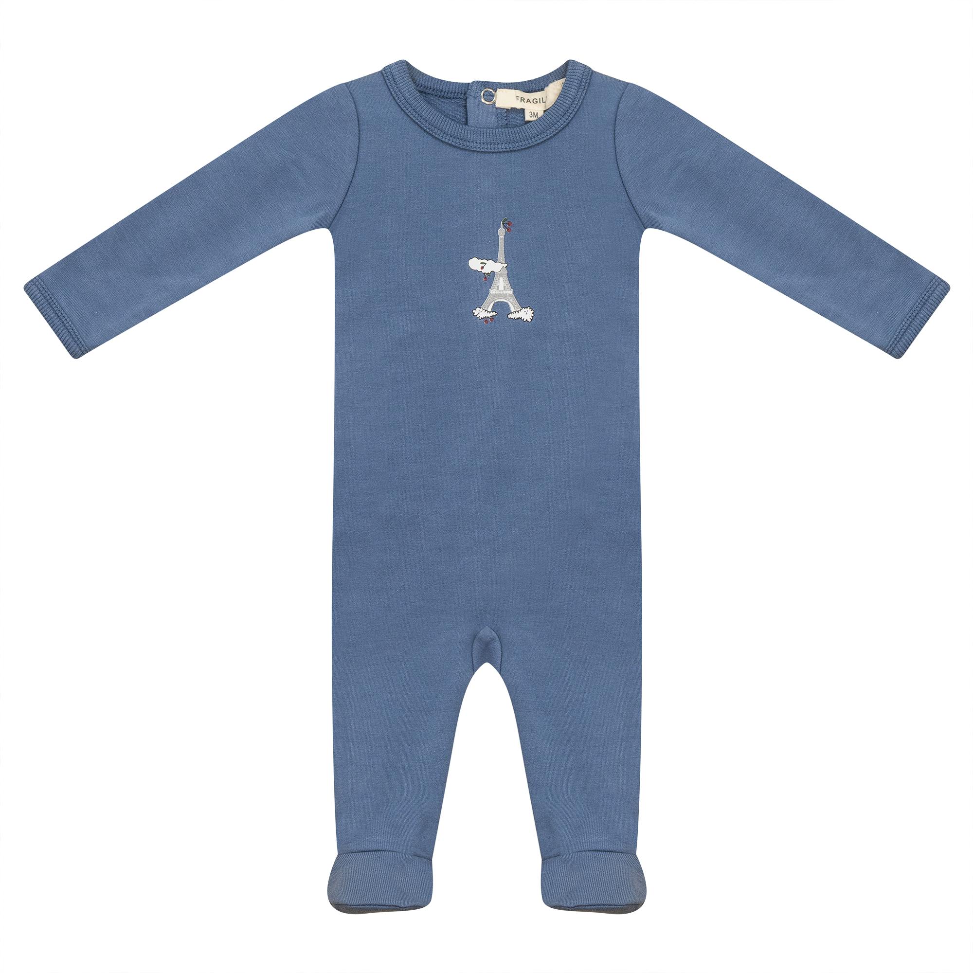 Eiffel Print Onesie True Blossom