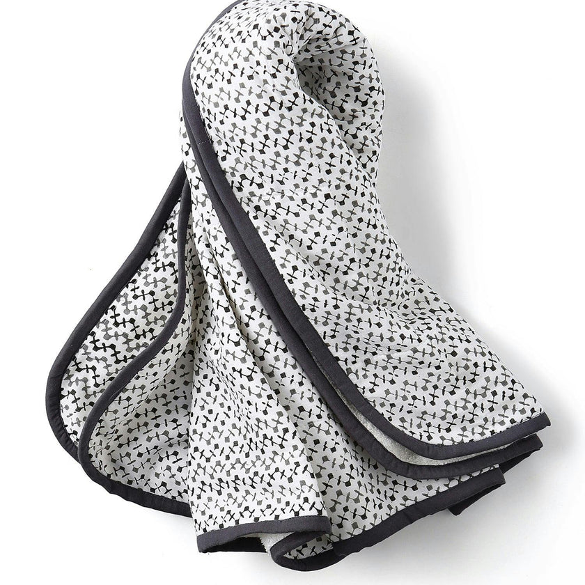 Block-Printed Terry Towel
