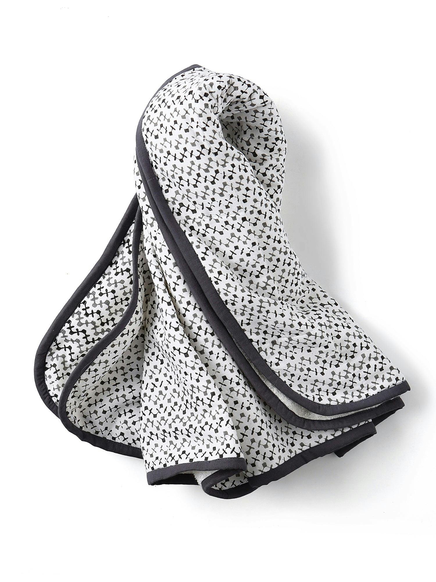 Block-Printed Terry Towel