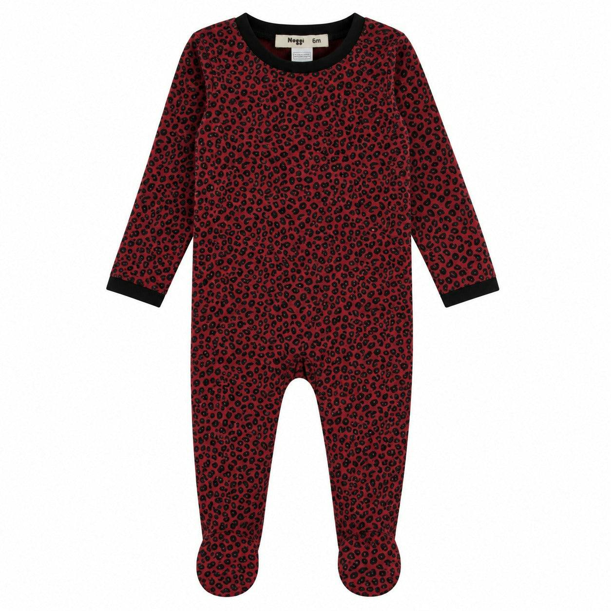 Bamboo Leopard Footie