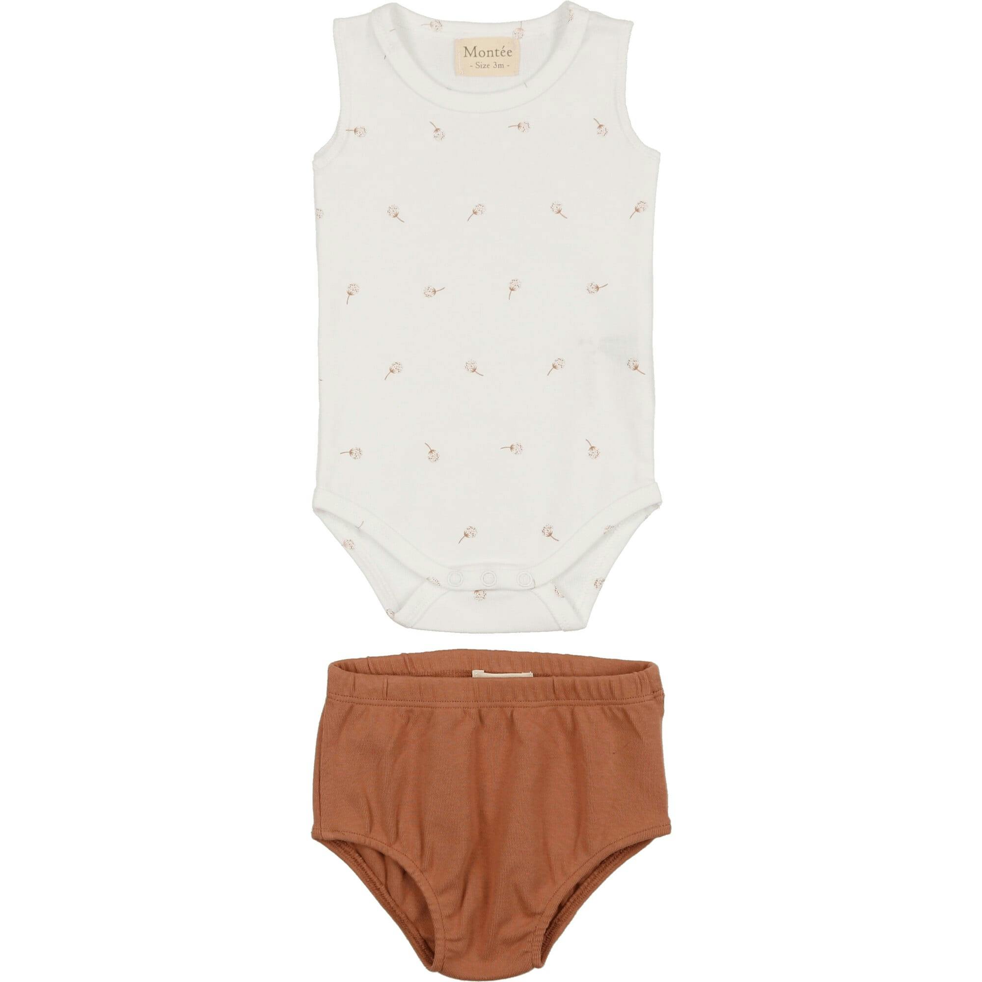 Boys Sleeveless Onesie & Bloomers Set