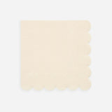 Large Cream Paper Napkins