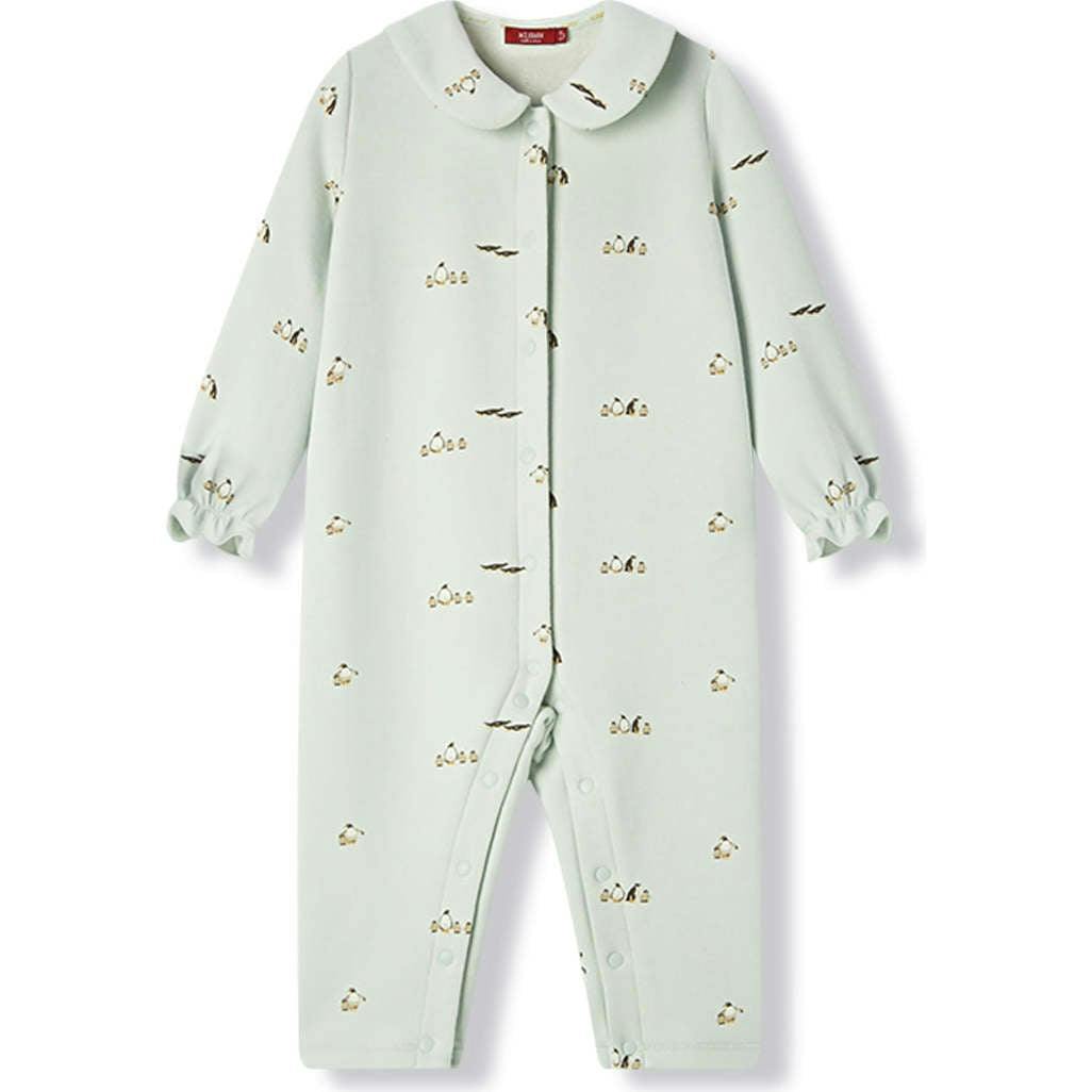 Lil' Stretch Fleece Collar Jumpsuit