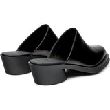 Women's Bonnie Leather Mules, Black