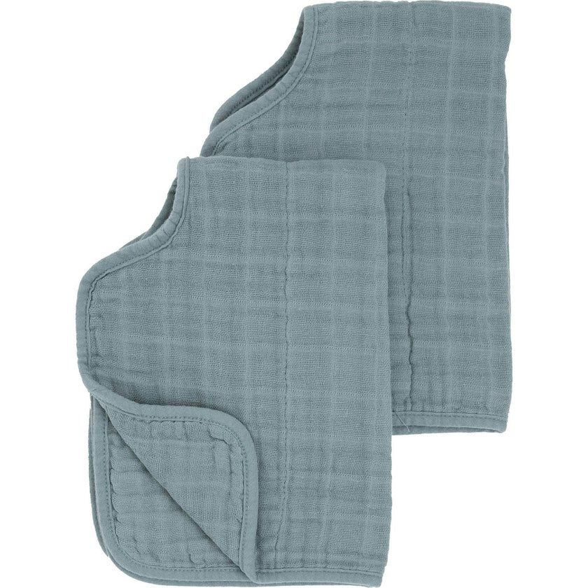 Cotton Muslin Burp Cloth 2 Pack - Sea