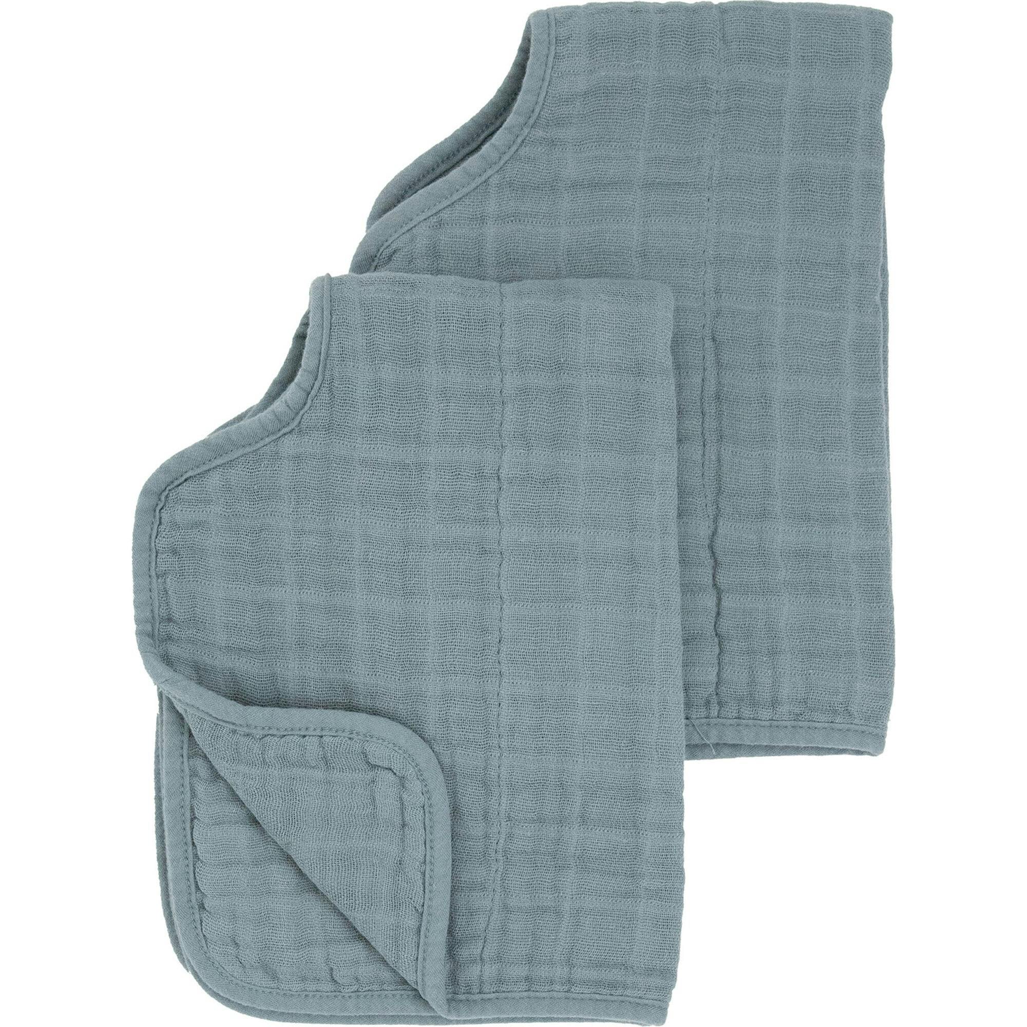 Cotton Muslin Burp Cloth 2 Pack - Sea
