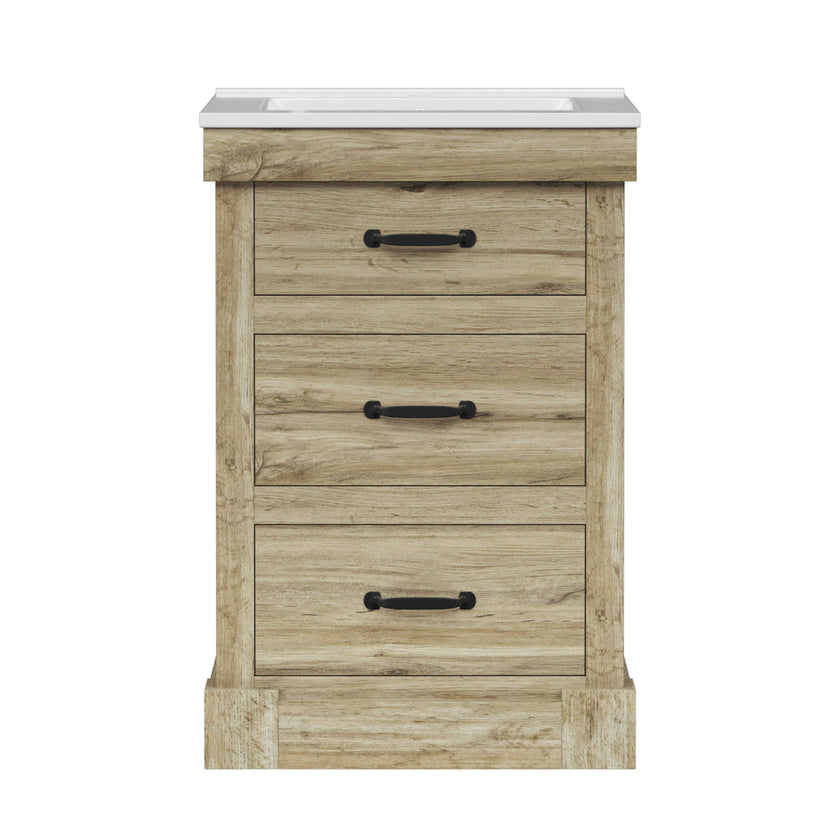 Teamson Home Donovan 24" Single Bathroom Vanity with Two Drawers
