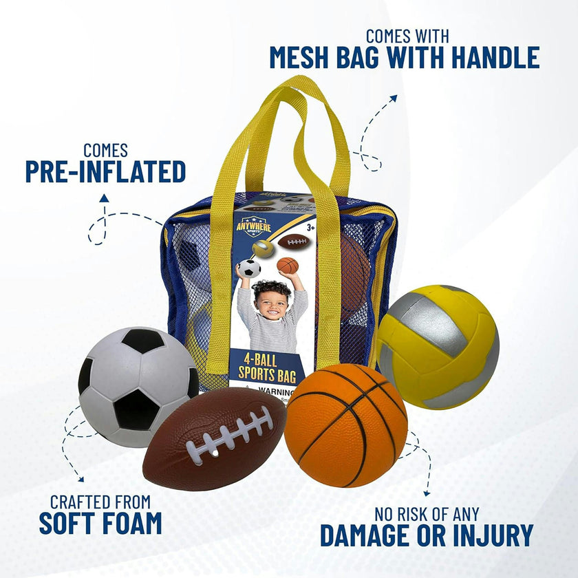 Anywhere Sports: 4-Ball Sports Bag