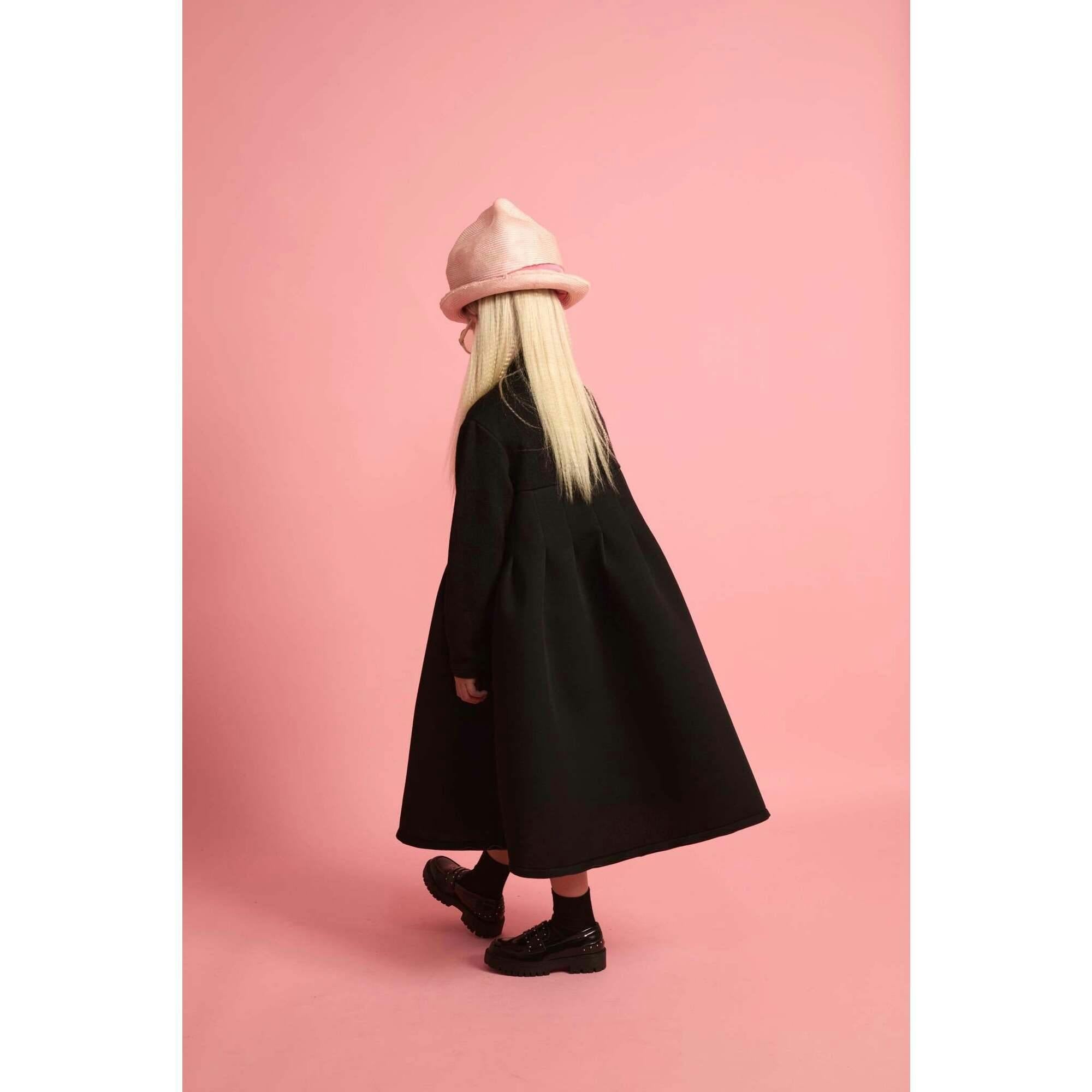 Neoprene Turtleneck Dress