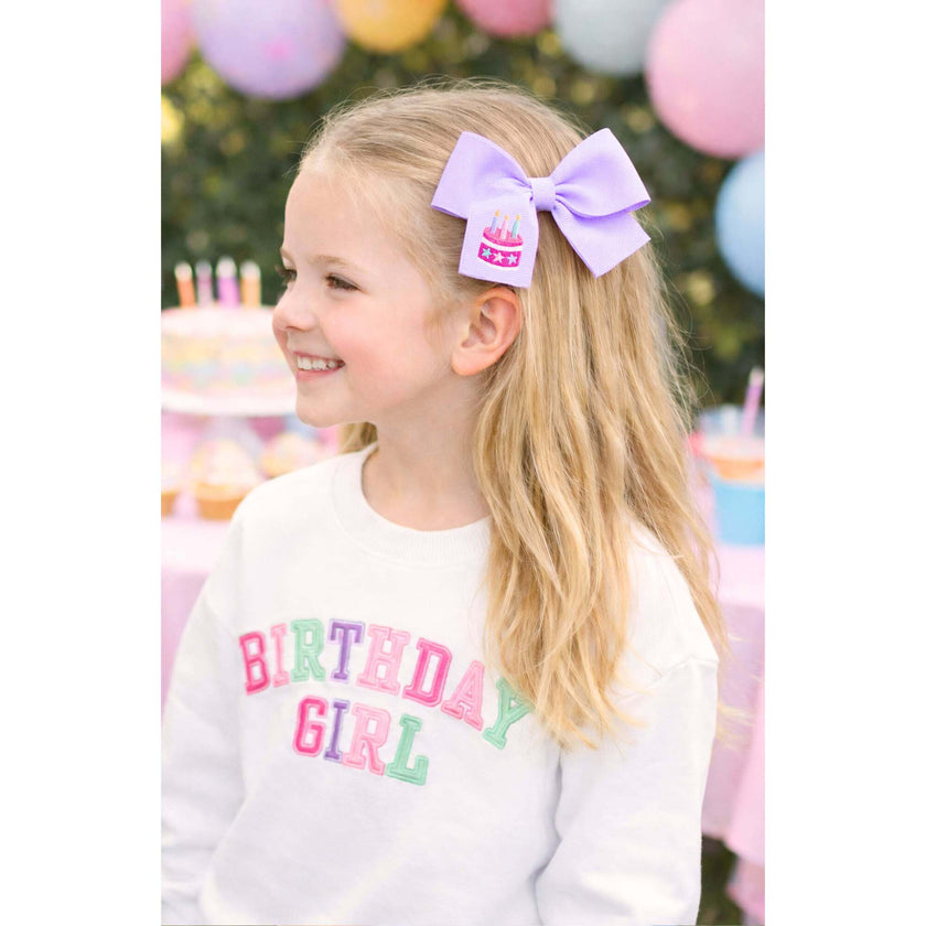Birthday Cake Hair Bow