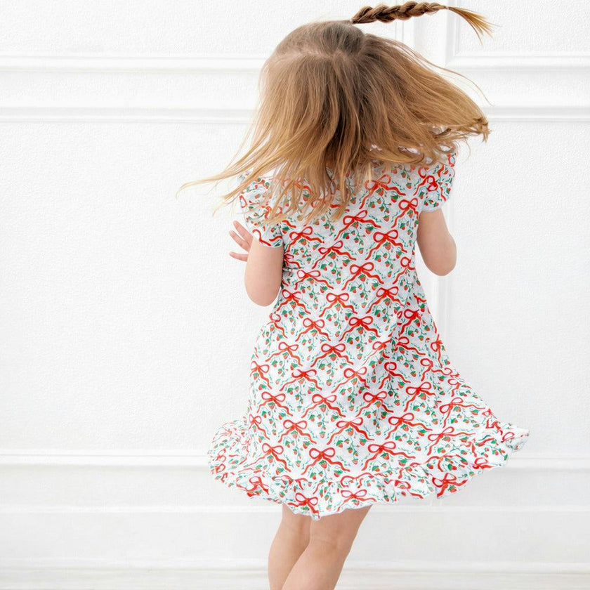 Strawberry Bows Bamboo Dress