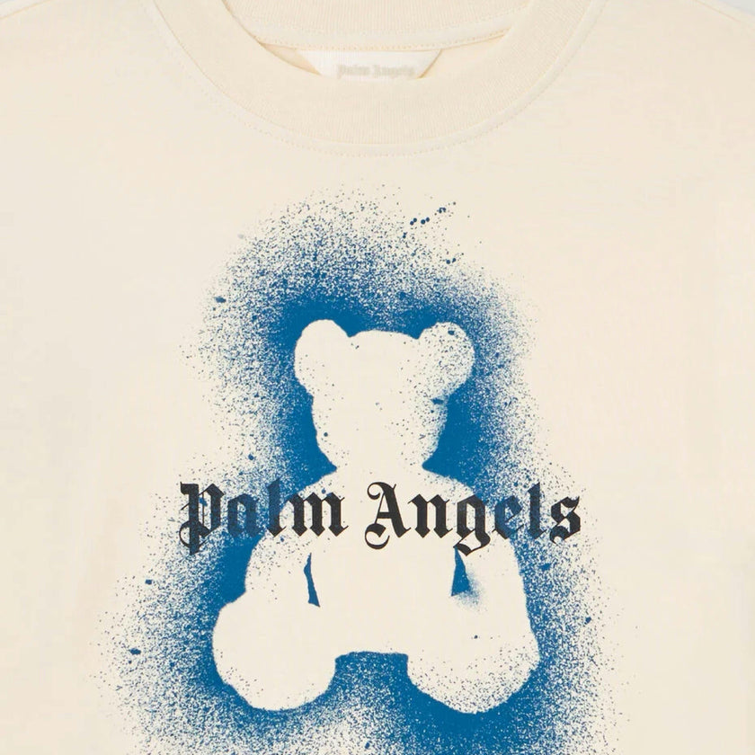 Off White Spray Bear Regular T-Shirt