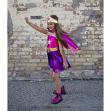 Superhero Star Dress, Cape & Headpiece