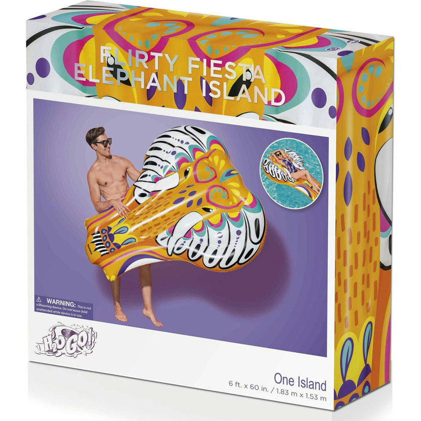 69" x 56" Flirty Fiesta Island Inflatable Raft Float