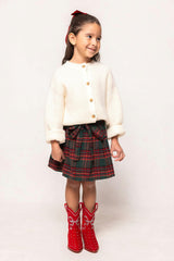 Mini Addison Skort in Evergreen Plaid