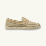 Loafer Espadrille | Beige Linen