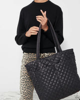 Black Large Metro Quatro Tote