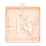 Crystal Blooming Pearl Rose Hair Pin