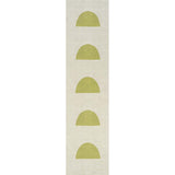 Luola Minimalist Geometric Machine-Washable Area Rug, Yellow