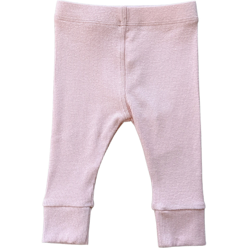 Ribbed Leggings Misty Rose