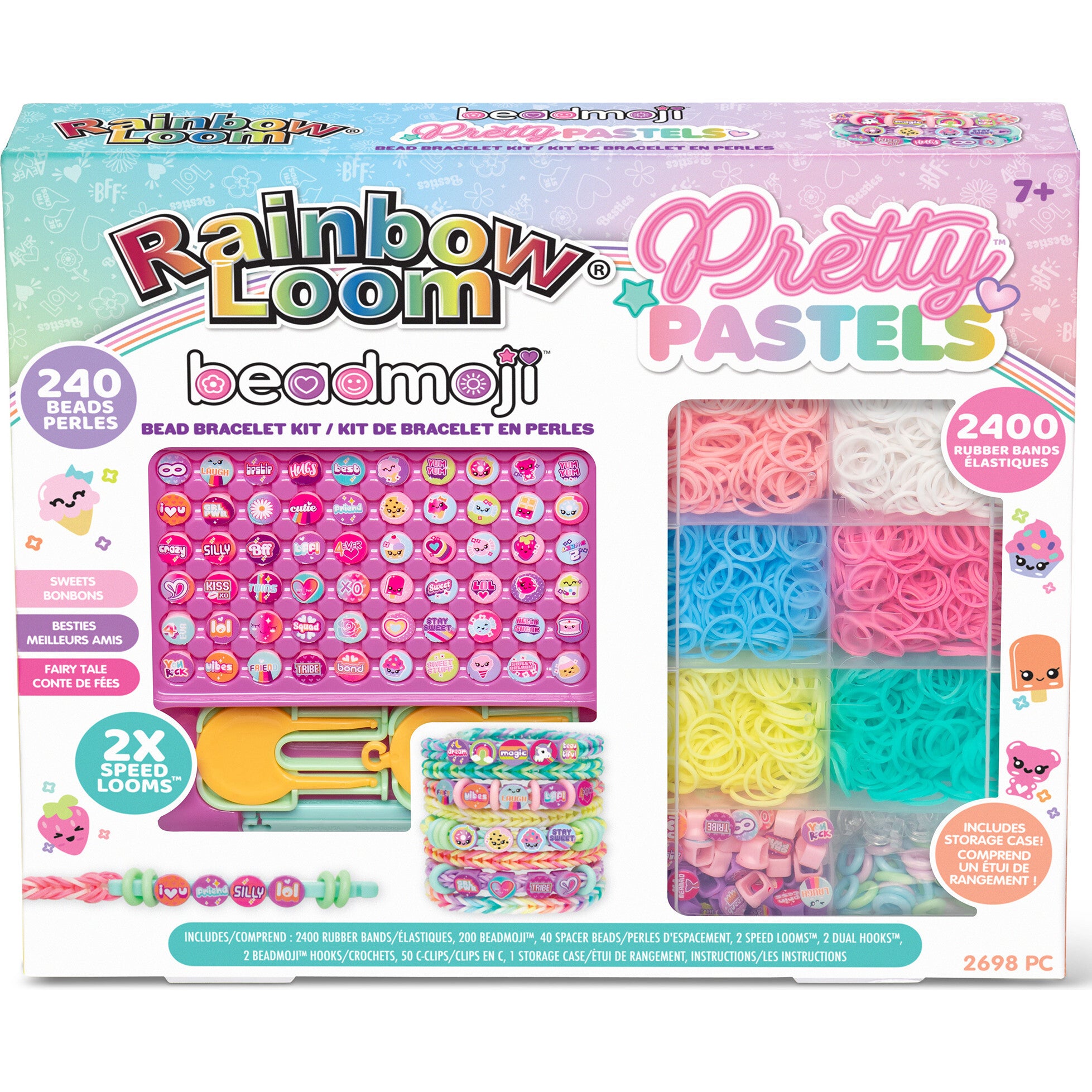 Beadmoji: Bead Bracelet Kit - Pretty Pastels