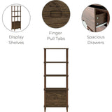 Teamson Home Ellery Freestanding 5-Tier Storage Cabinet