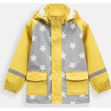 Stars Print Rain Hooded Jacket