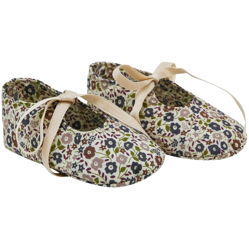 Little Royals Booties - Liberty Bleuet (cornflower)