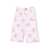 Pretty Bows - High Waisted Wide Leg Pant