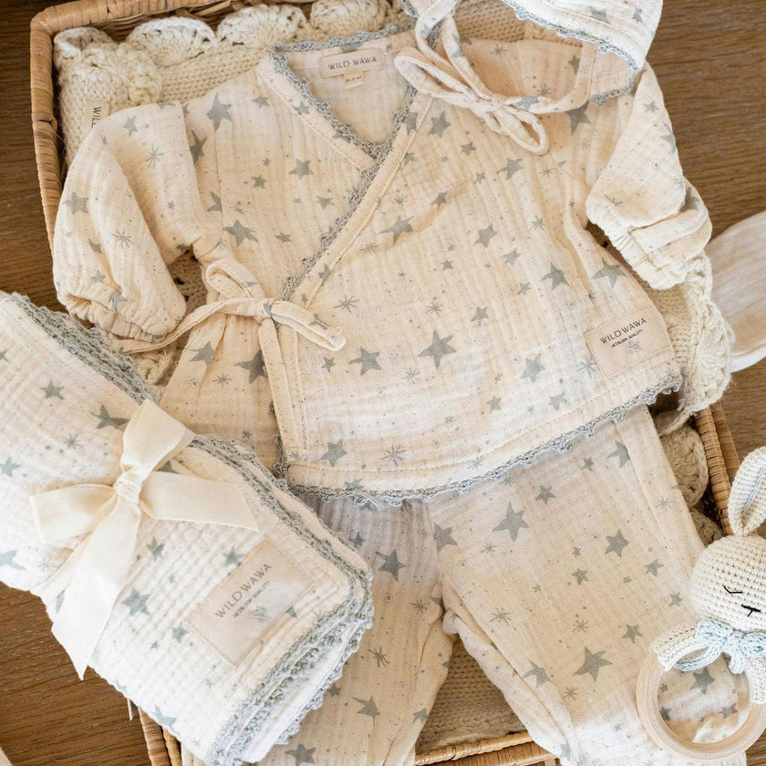 Gauze Three Piece Set