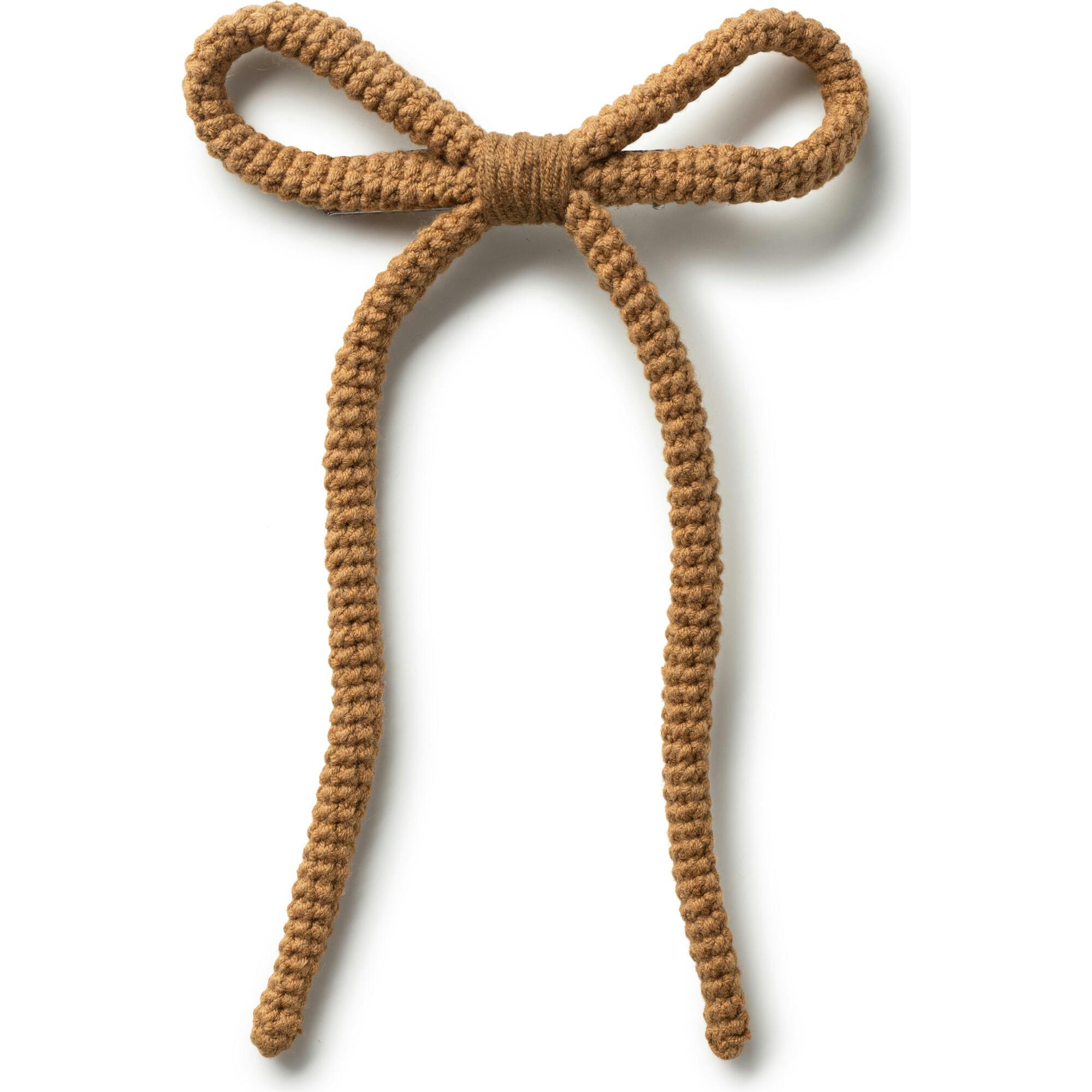 Juliana Textured Knit Long Tail Clip