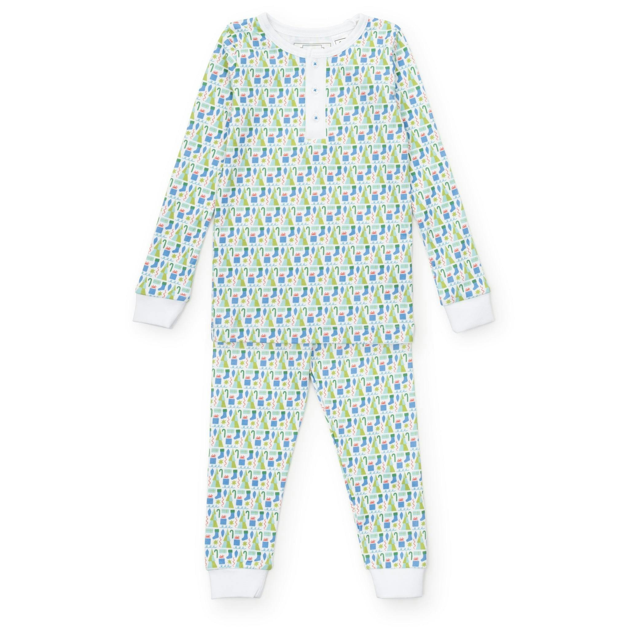 Jack Boys' Pajama Pant Set - Mod Holiday Blue