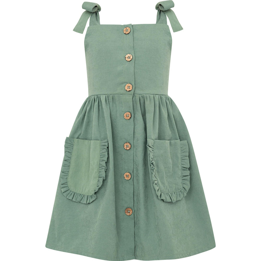 POCKET DRESS - VERDE PARAMO