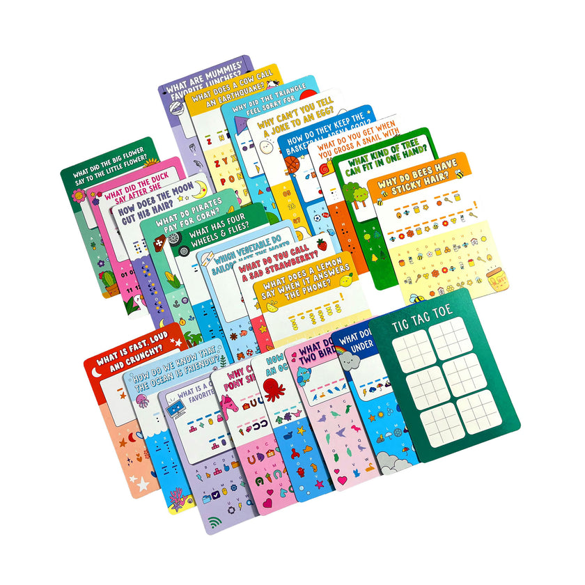 Joke Decoder Activity Cards - Set of 24