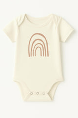 Rainbow Clay Organic Cotton Short Sleeve Baby Bodysuit