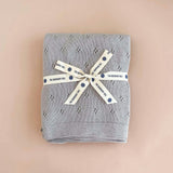Heirloom Pique Blanket, Blush | Organic Cotton