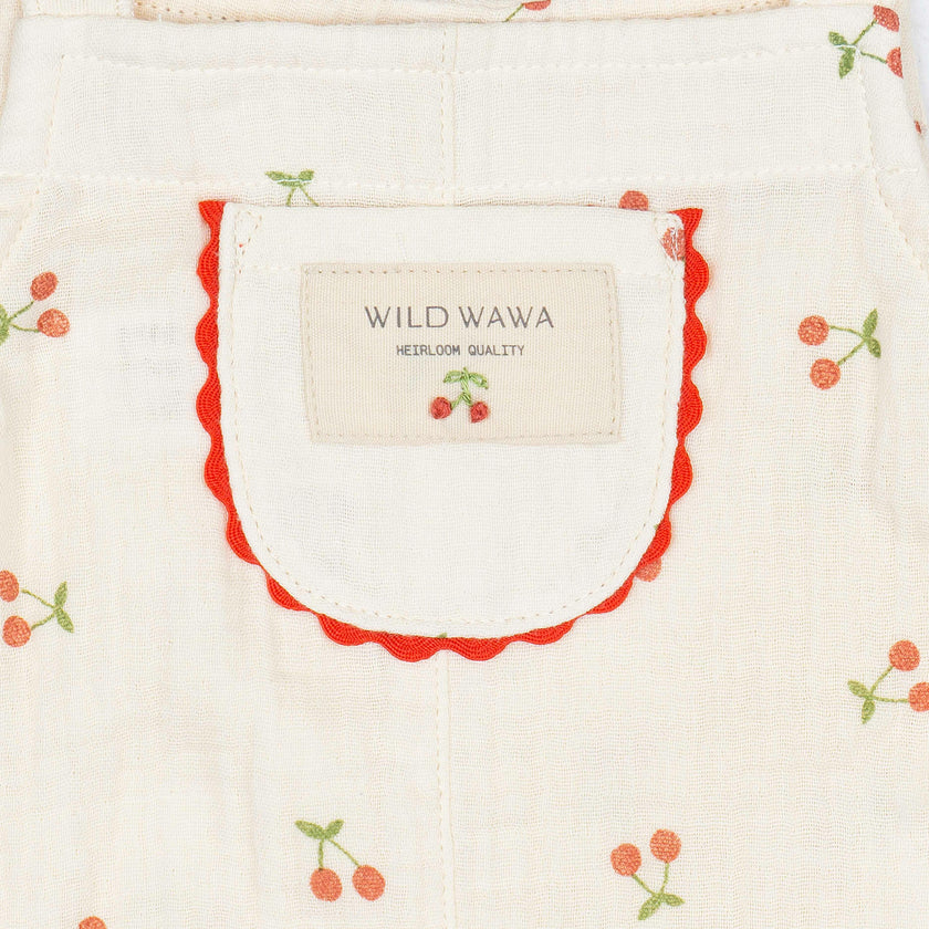 Isola Romper in Cherry