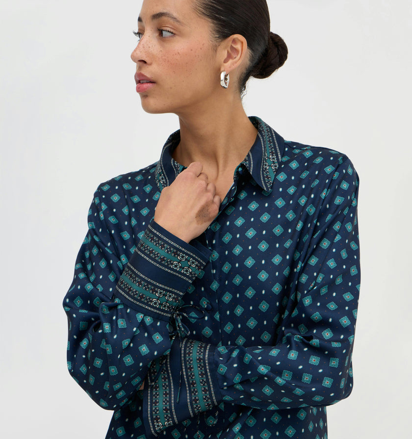 The Cannes Top - Juniper Foulard