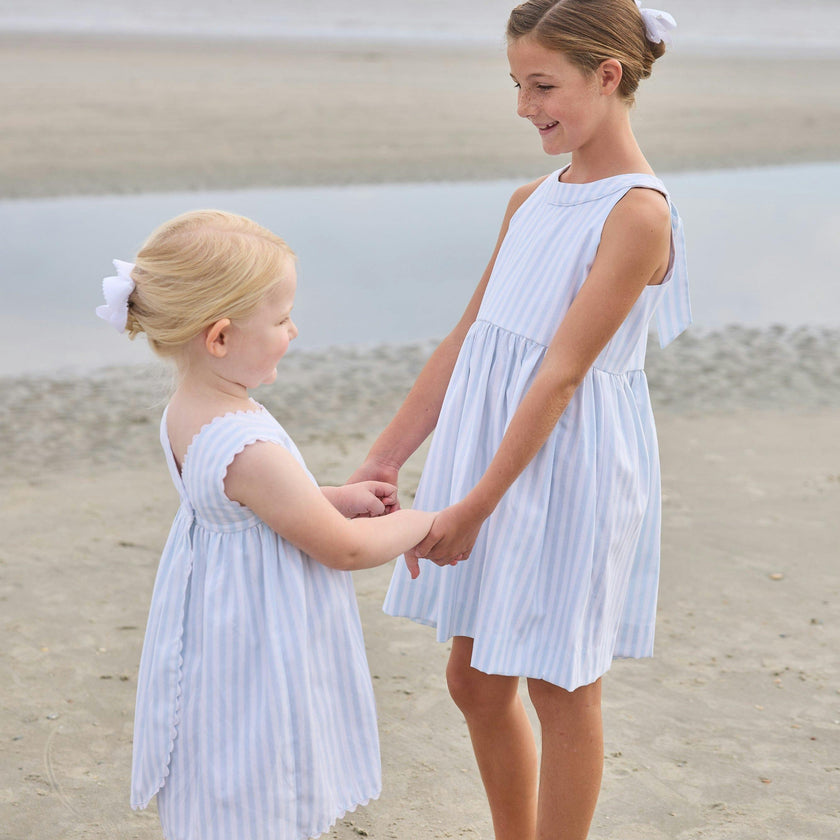 Bow Back Annie Dress - Savannah Stripe