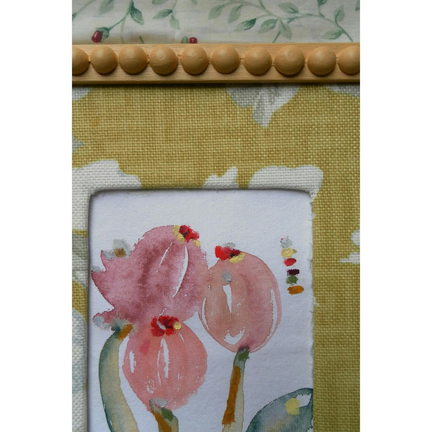 Slow Seeds No. 22 – Original Watercolor & Oil Pastel Painting