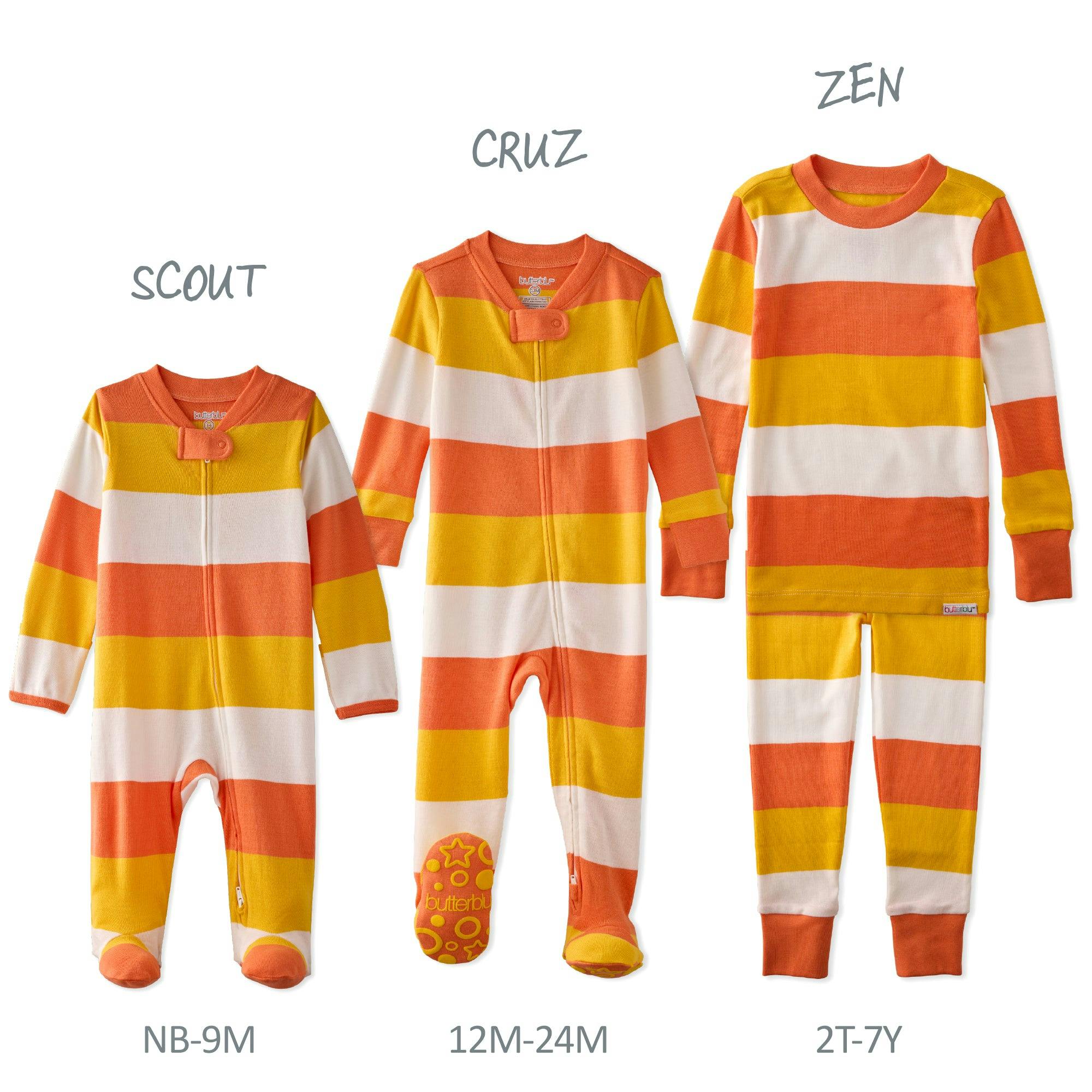 CRUZ Snug-fit Footed Baby Halloween Pajamas