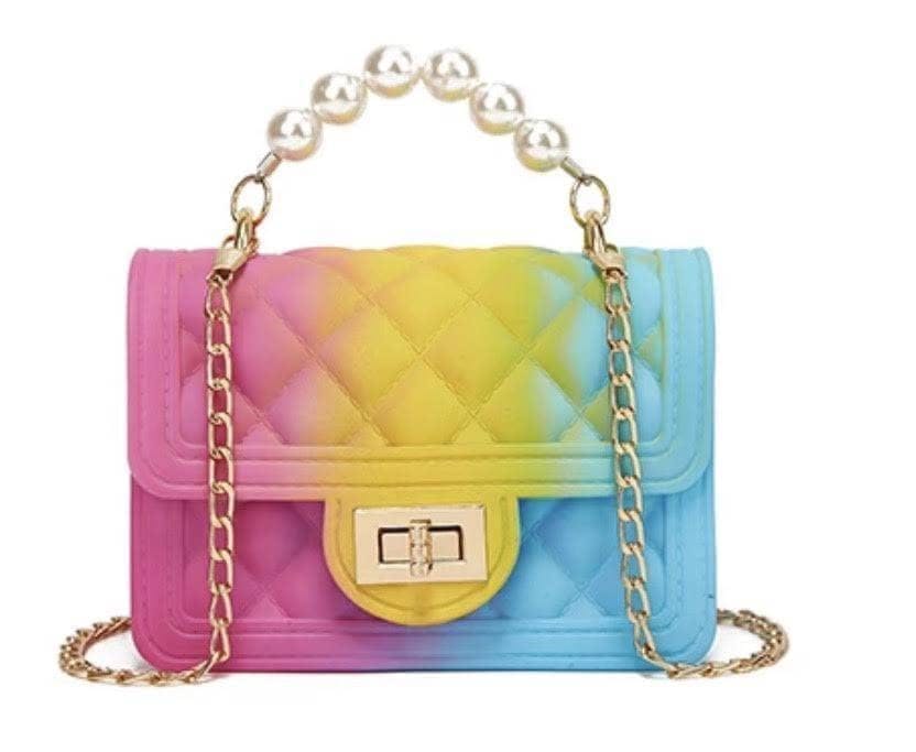 Mini Tie Dye Coco & Pearls Purse