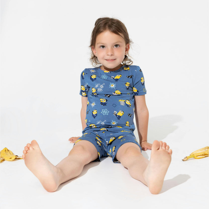 Despicable Me 4: Minions Anti-Villain League Bamboo Kids Pajama Short Set