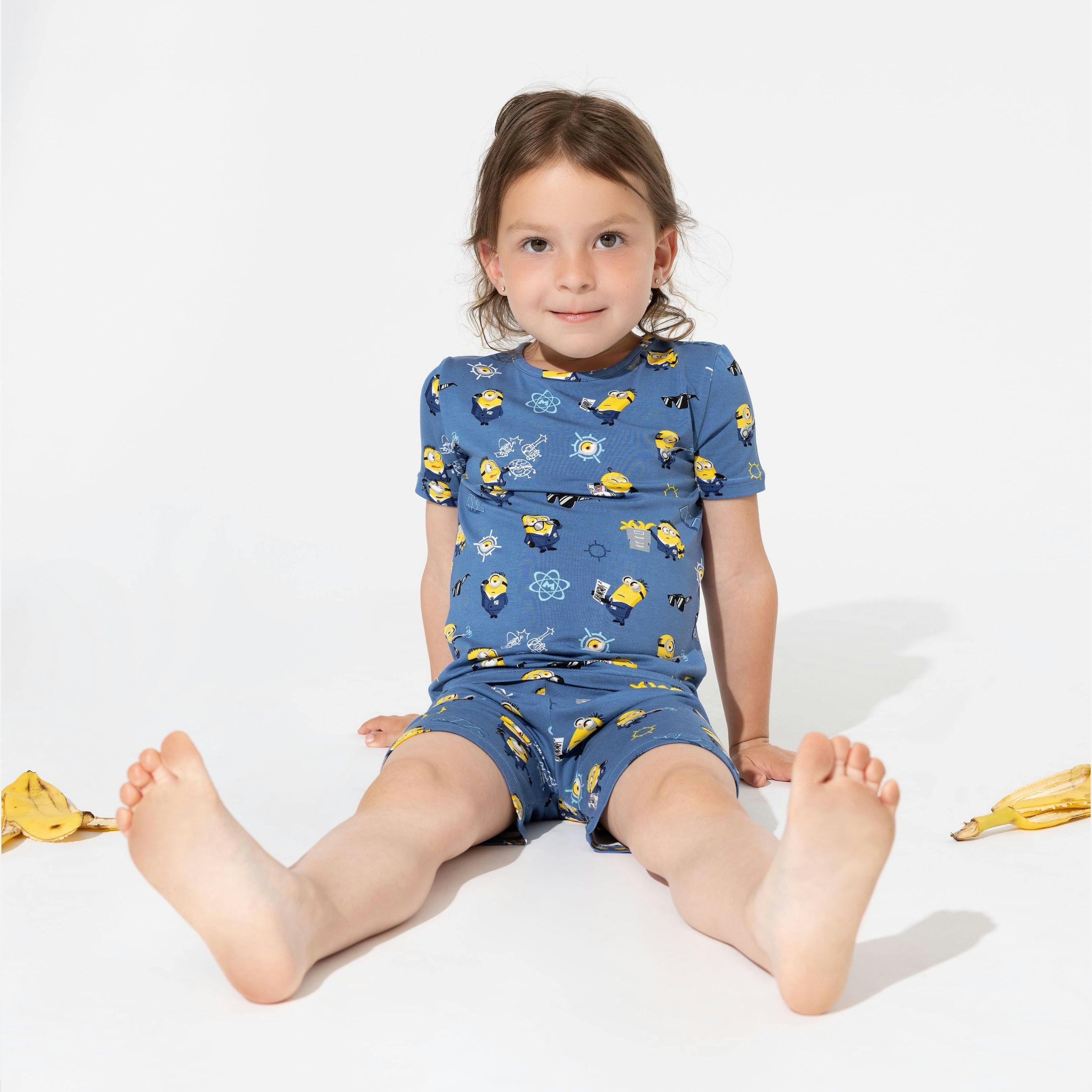 Despicable Me 4: Minions Anti-Villain League Bamboo Kids Pajama Short Set
