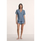 Gisele Printed TENCEL™ Modal Relaxed Short PJ Set, Blue