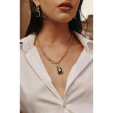 Agate Lava Necklace