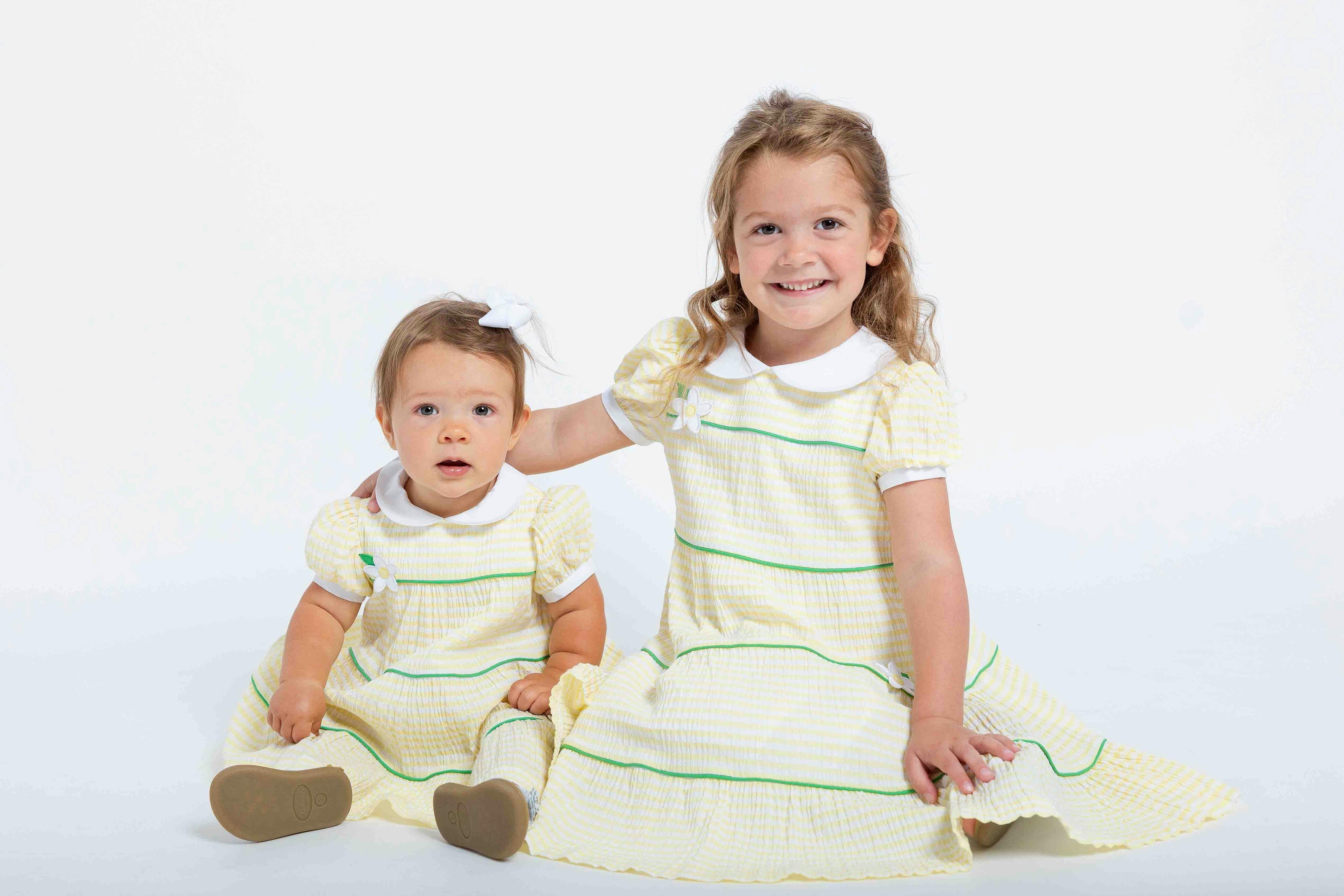 Stripe Dress With Flowers