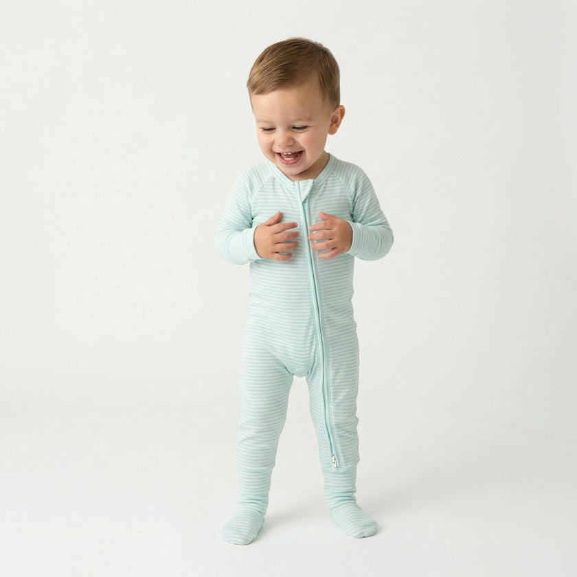 Cloud Stripe Bamboo Sleeper