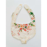 Soothe & Snap Pacifier Bib | Ivory Botanical